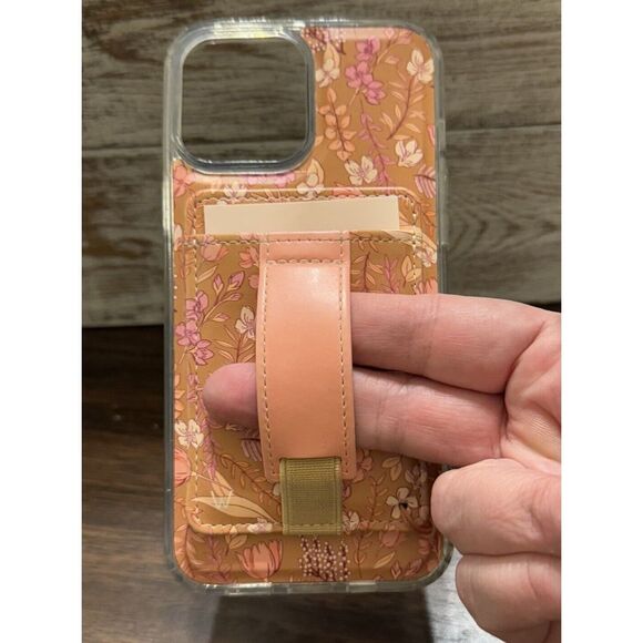 WALLI iPhone 13 Pro MAX Phone Case Floral Removable Card Holder MagSafe Comp - Picture 7 of 7